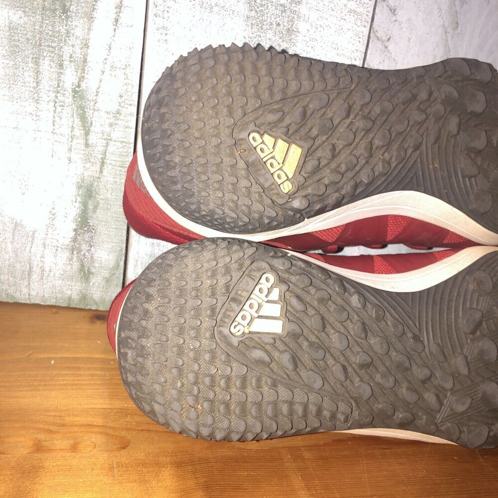 Adidas Speed Trainer 4 Baseball Turf Shoes Mens 11.5 Red White G27680 Athletic - Picture 11 of 12
